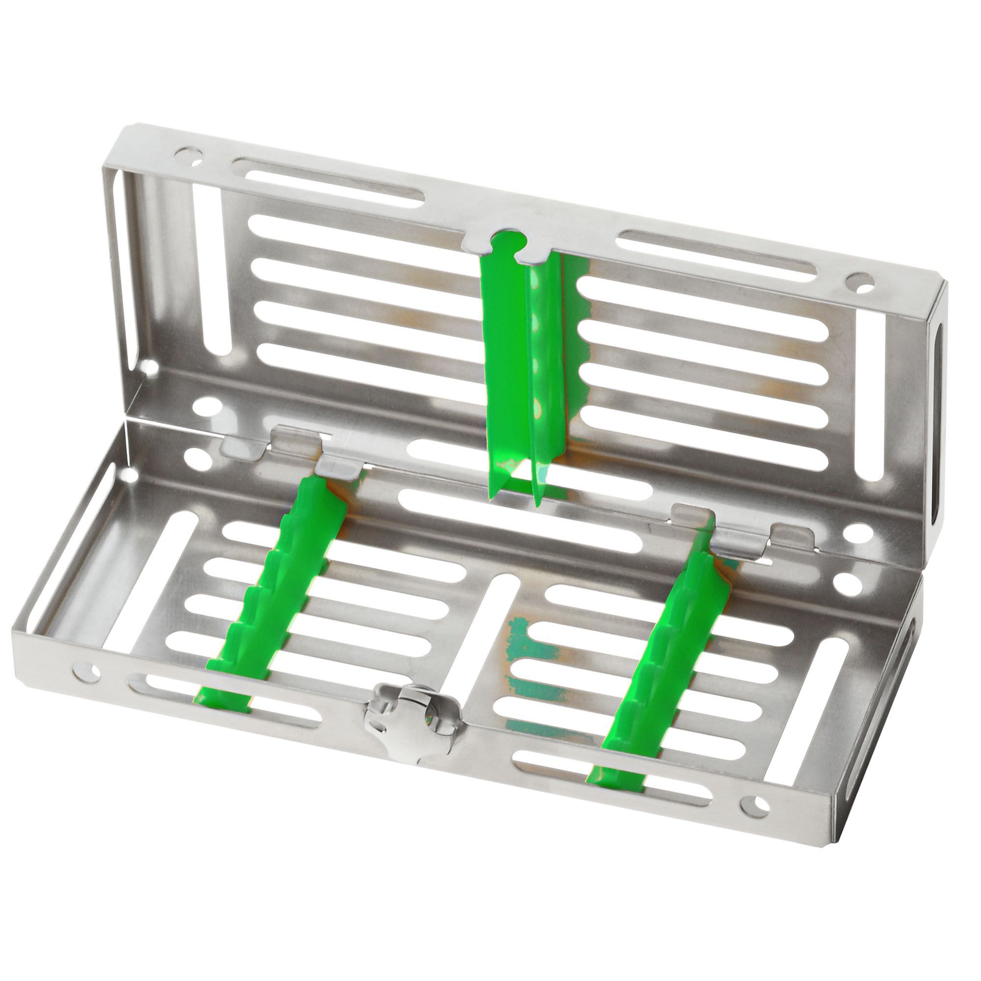 PLATEAU GAMMAFIX UN VERT – Coricama srl, Sterilization Containers & Trays