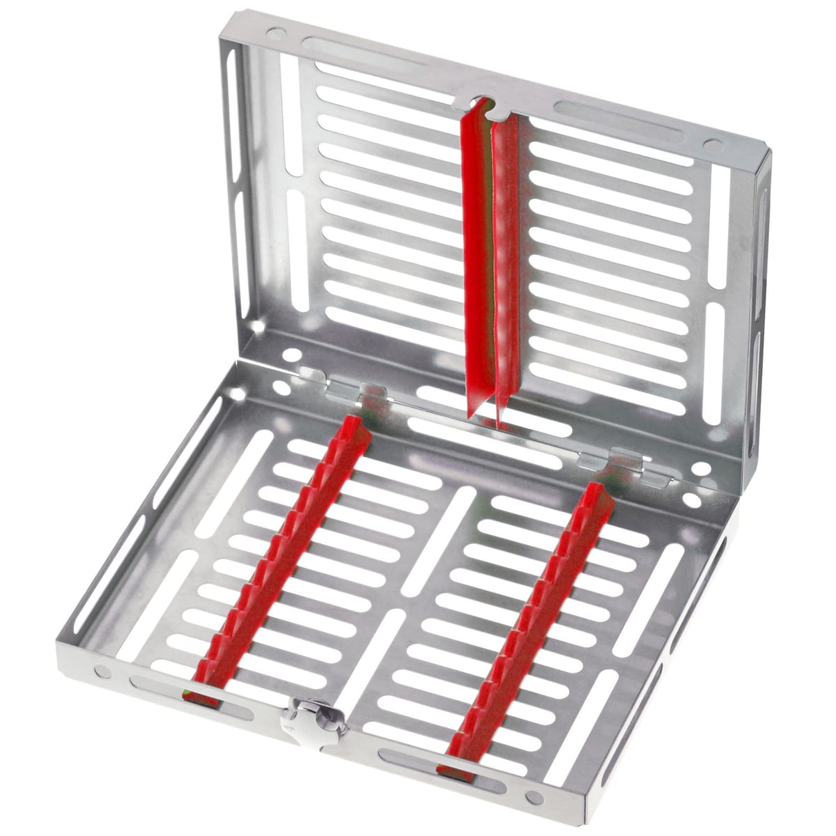 PLATEAU GAMMAFIX TRE ROUGE – Coricama srl, Trays, Sterilcontainer und Zubehör