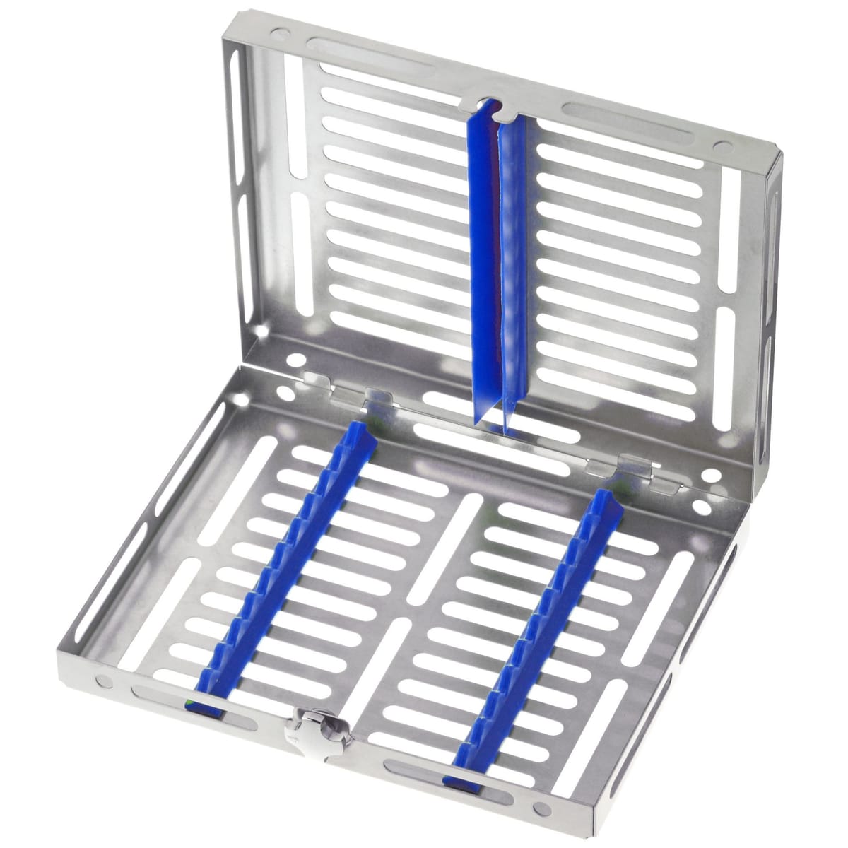 PLATEAU GAMMAFIX TRE BLEU – Coricama srl, Trays, Sterilcontainer und Zubehör