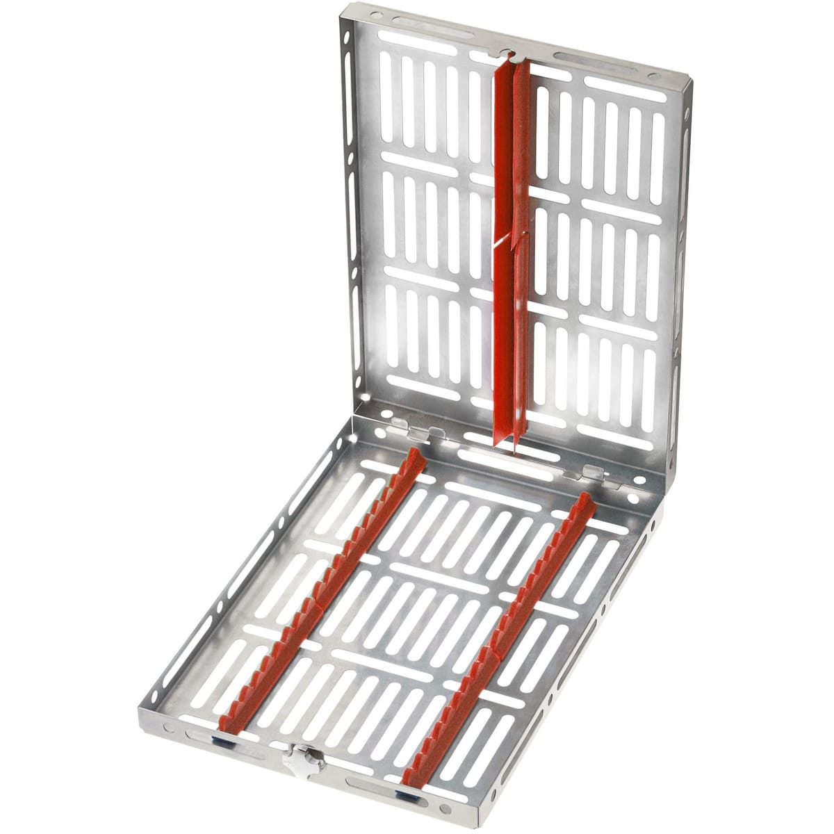 PLATEAU GAMMAFIX QUATRI ROUGE – Coricama srl, Trays, Sterilcontainer und Zubehör