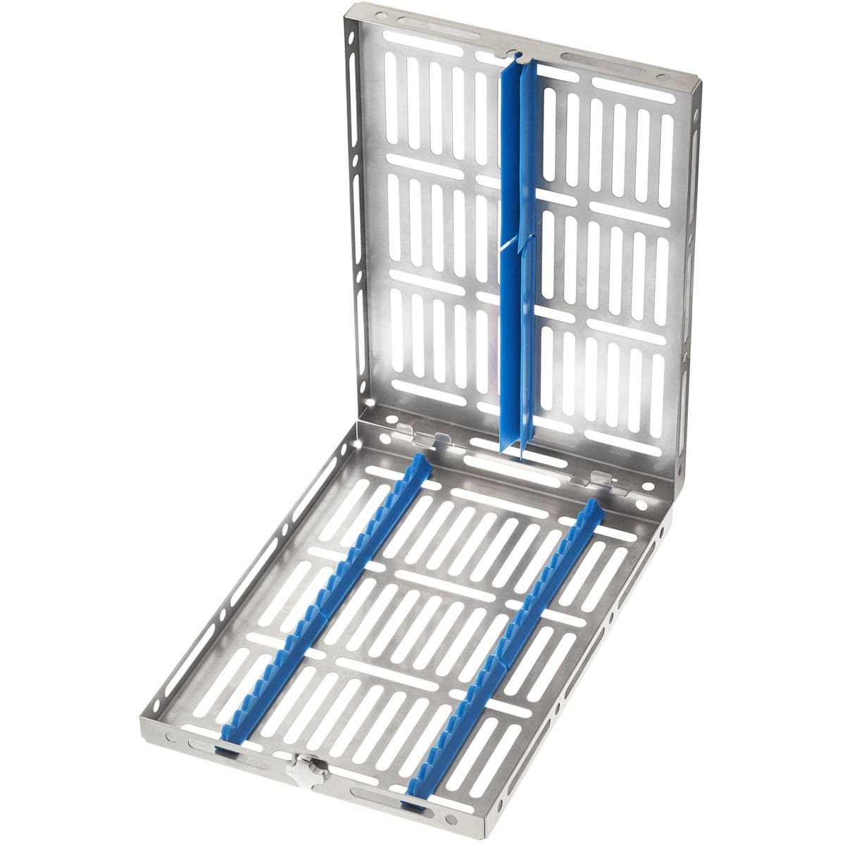 PLATEAU GAMMAFIX QUATRI BLEU – Coricama srl, Trays, Sterilization Containers and Accessories