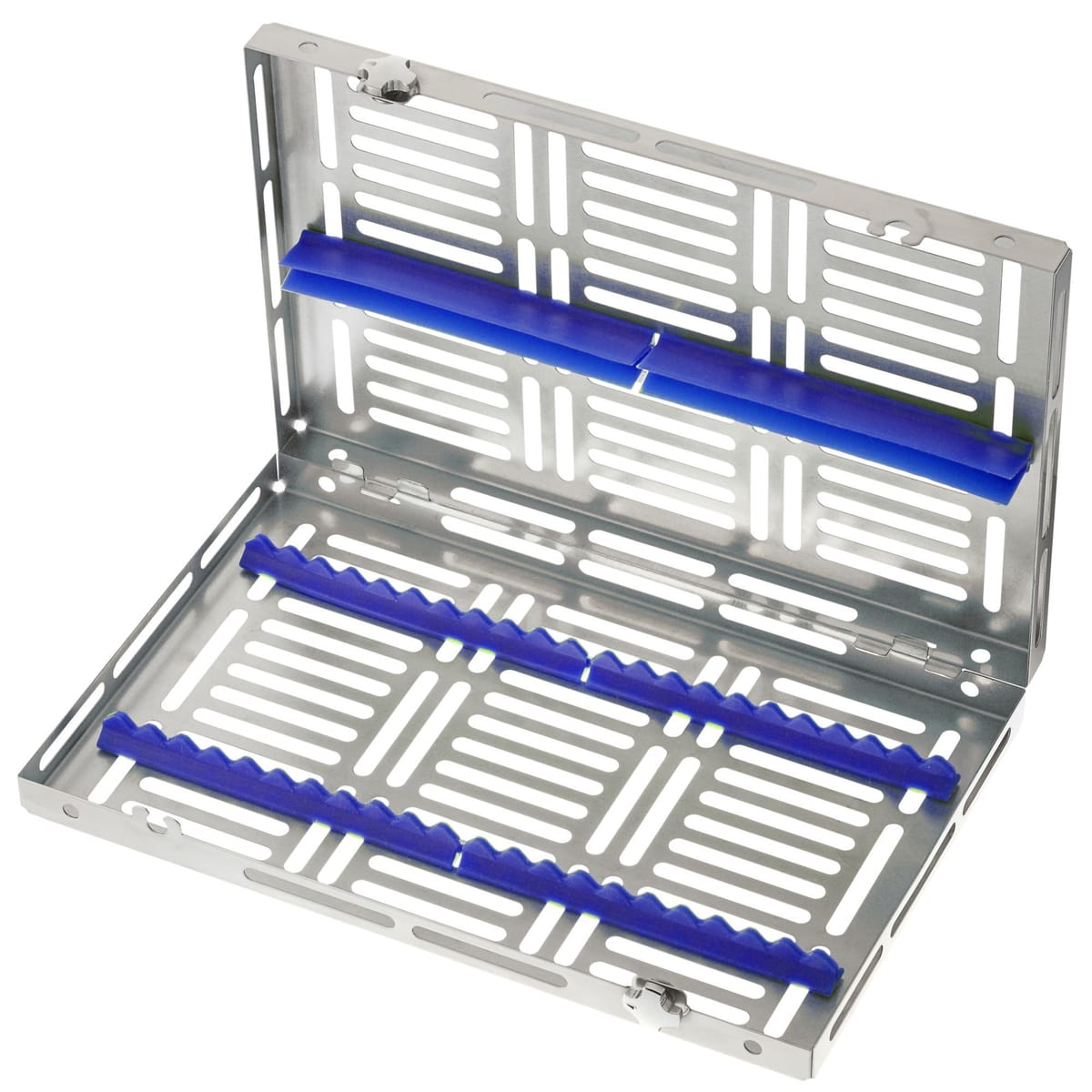 PLATEAU GAMMAFIX CINC BLEU – Coricama srl, Trays, Sterilization Containers and Accessories
