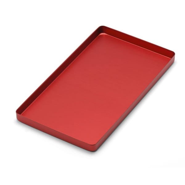 TRAY MINI ALUMINIUM RED 921073