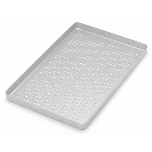TRAY LARGE PERFORATED ALUMINIUM SILVER 921843