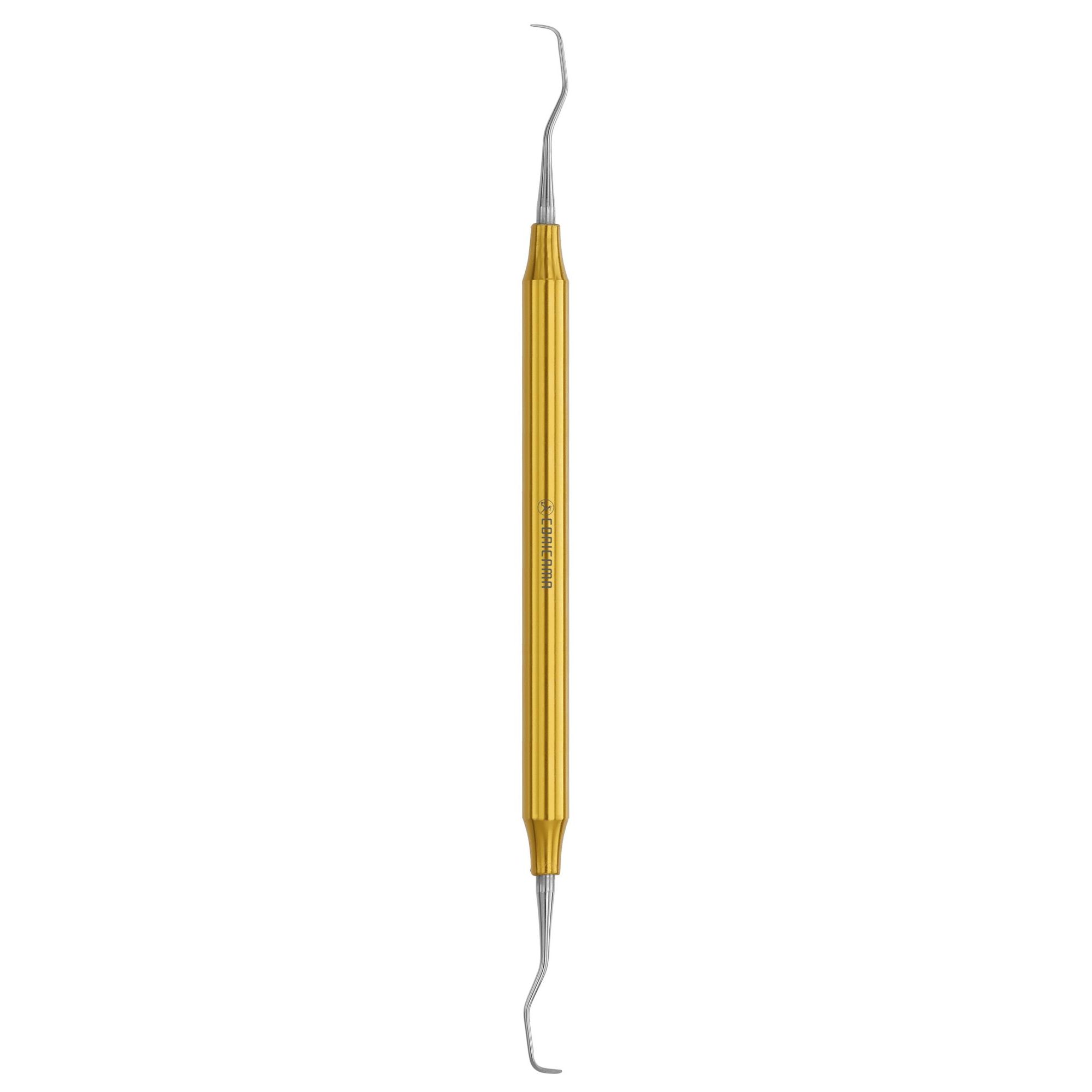 CURETTE GRACEY 1/2 ALUMINIUM YELLOW – Coricama srl, Periodontal Instruments