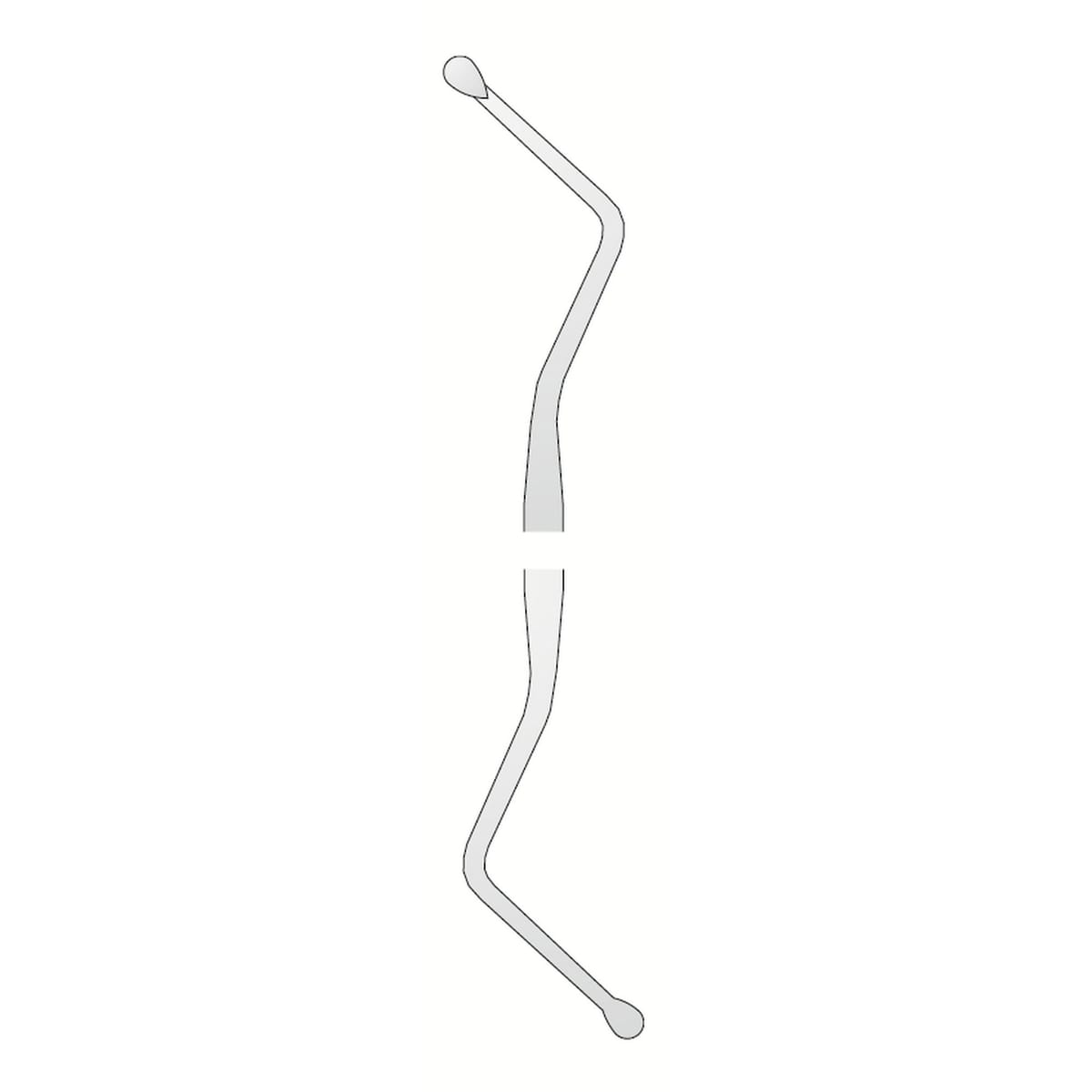 BONE CURETTE LUCAS N.84 582510 – Coricama srl, Chirurgische Instrumente