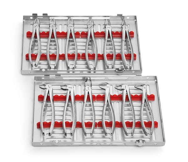 620010 - SET TOOTH FORCEPS 12 pcs