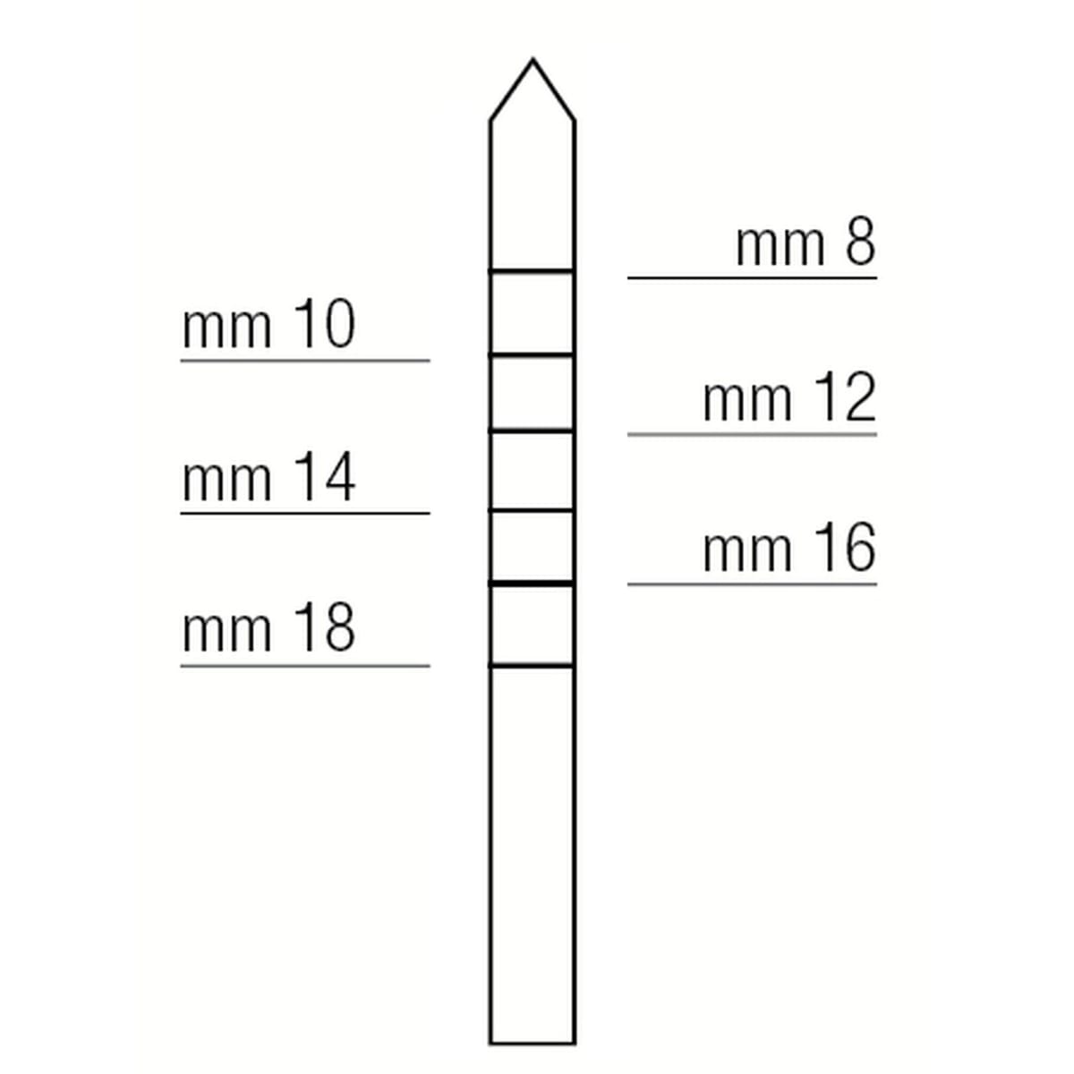 OSTEOTOME POINTED mm2.7 414175 – Coricama srl, System-Independent Instruments and Accessories