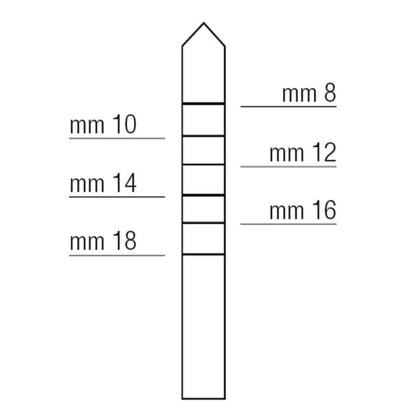 OSTEOTOME POINTED mm3.2 414180