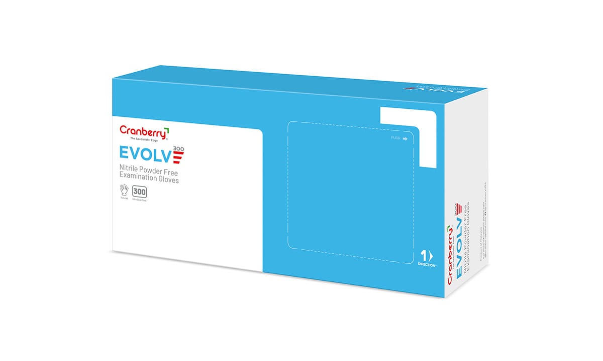 Evolve 300 Nitril-Untersuchungshandschuhe, puderfrei – Cranberry International Sdn Bhd, Arbeitskleidung - Arbeitsschutz