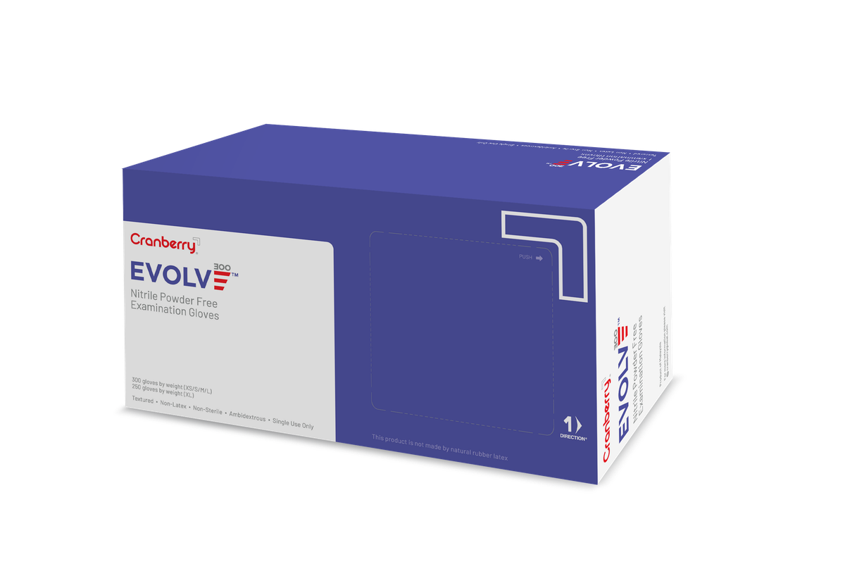 Evolve CT Nitrile Powder Free Examination Gloves – Cranberry International Sdn Bhd, Workwear and Protective Clothing