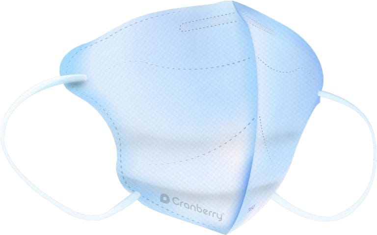 Masque facial Cranberry 360 ASTM Niveau 2 - Bleu Taille standard – Cranberry International Sdn Bhd, Face Masks