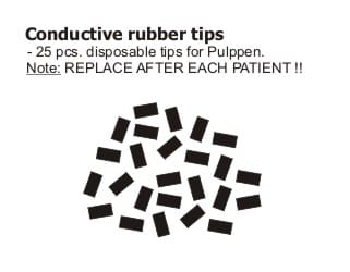 Rubber Tips for Pulppen – DENLUX A/S - Dental Electronic A/S, Prophylaxe-Polierer