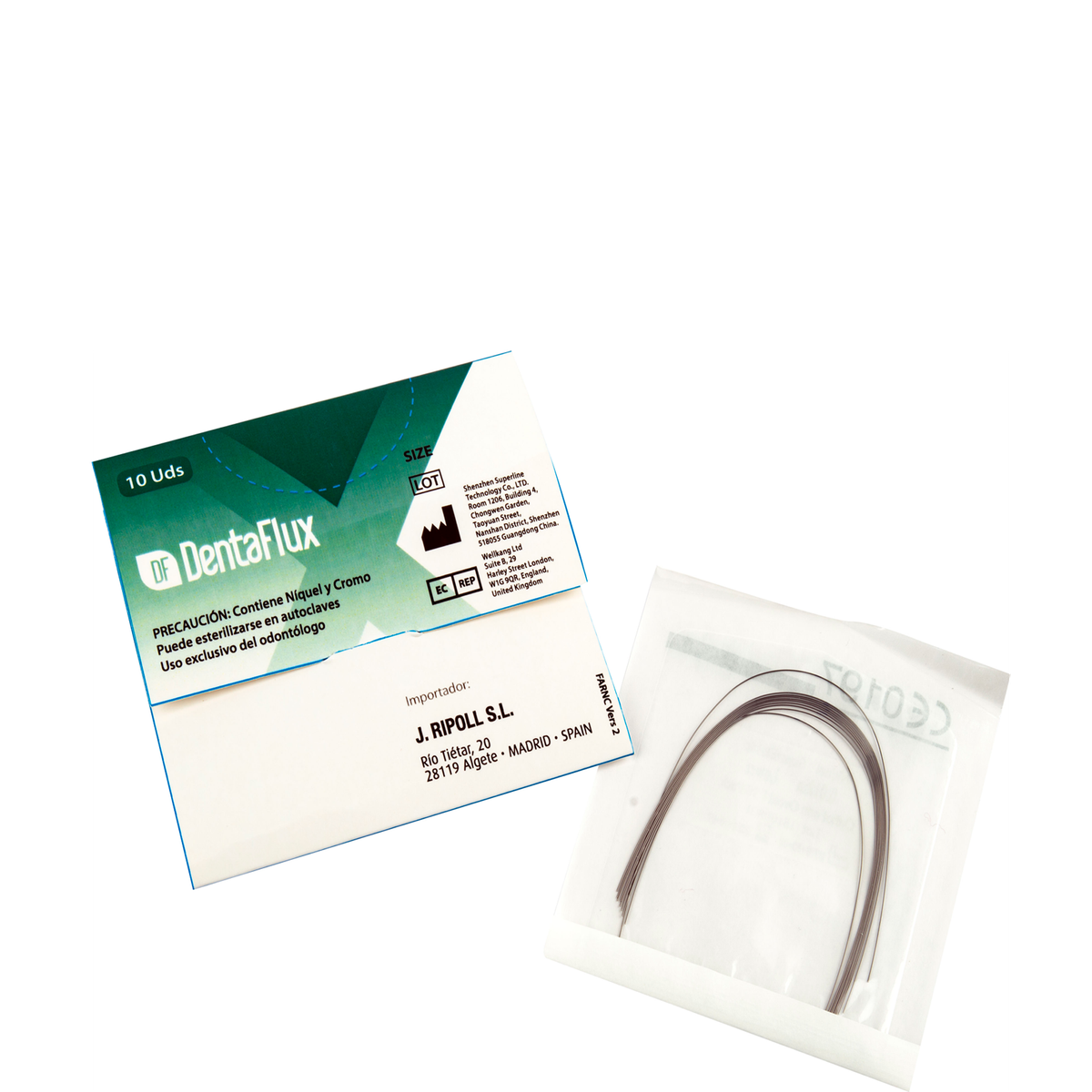 Arcos de nitinol – J Ripoll SL, Drähte und Bögen