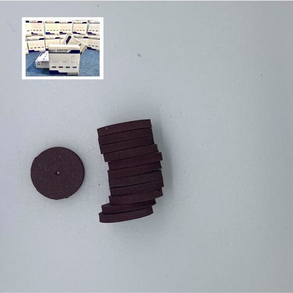 Lightweight Dental Rubber Polisher 20mm Diameter Custom Size