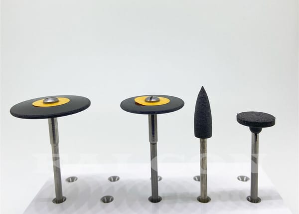 black Sintered Diamond Disc knife edge Rubber Polishing Wheel 26mm 12mm Diameter