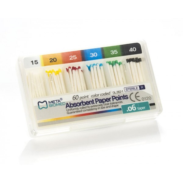 Κώνοι Χάρτου 0.6 κων.MetaBiomed αυθεντικοί – Dental Line Ltd, Absorbent Points