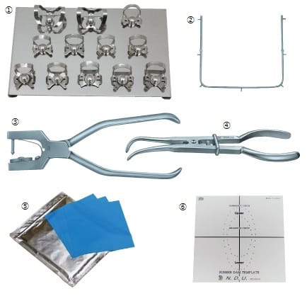 Gummidamm-Starter-Kit – DENTECH Corporation, Kofferdam