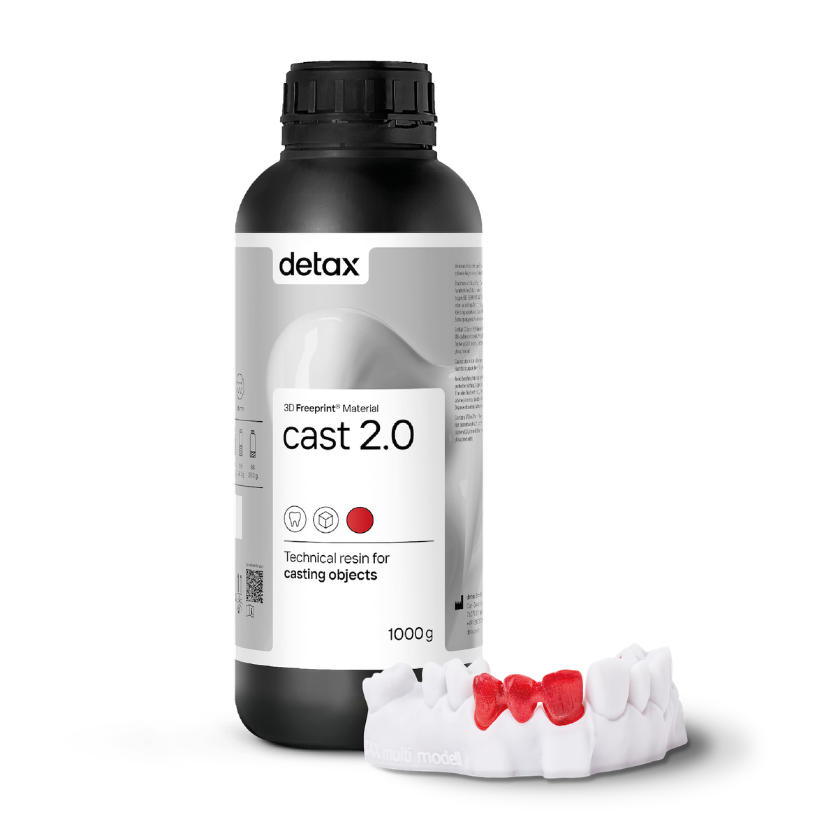 dx cast 2.0 – DETAX, Druckharze