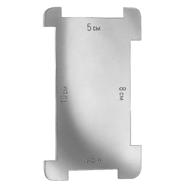 Spannplatte allein, Blattmaß 38 mm breit x 24 cm lang 06.490.02