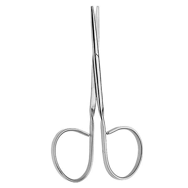 Iris Praeparier Schere, 10 cm große Ringe