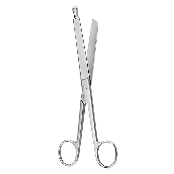 Darm Schere, 21 cm mit Knopfspitze