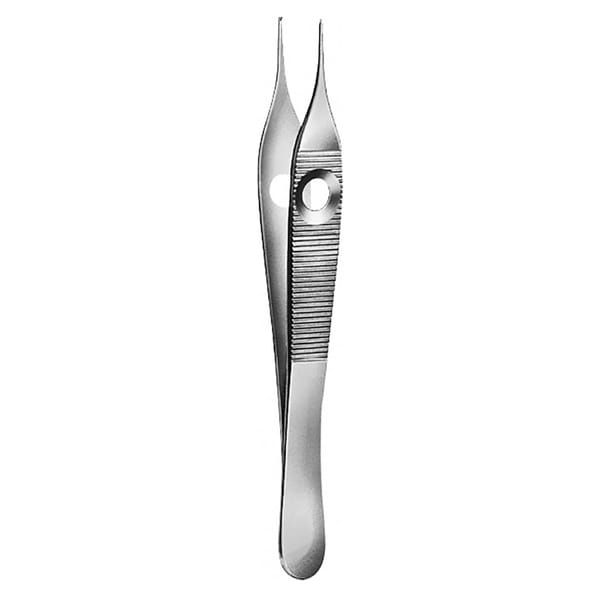 ADSON, Pinzette mit Griffmulde, 12 cm 1x2 Zähne