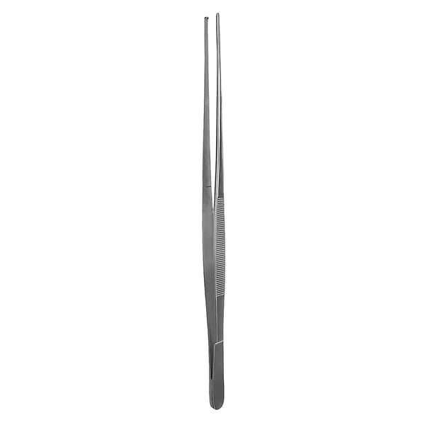 WAUGH, Pinzette chirurgisch, 15 cm 1x2 Zähne, kreuzgerieft