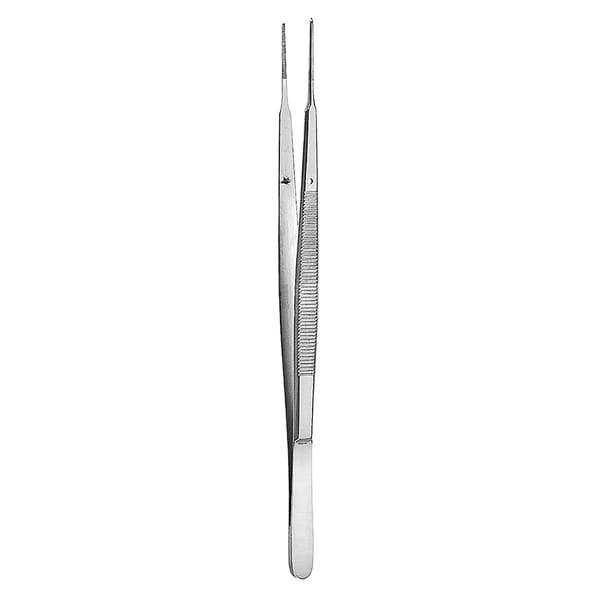 GERALD, Pinzette anatomisch, 18 cm fein gerieft