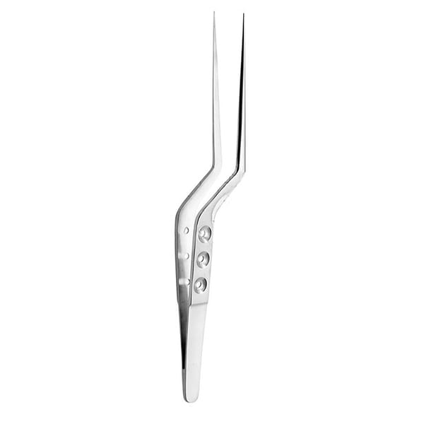YASARGIL, Pinzette, mikro, 24 cm feine Spitzen 0,6 mm mit Führungsstift
