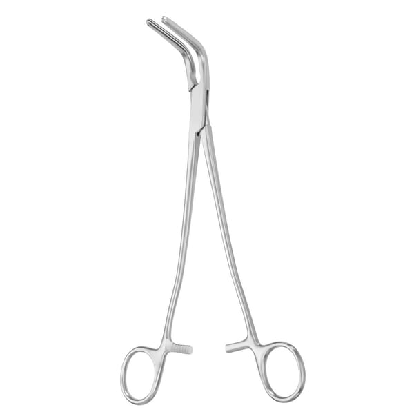 ROGERS, Hysterektomie Klemme, 23 cm Maul 50 mm Fig. 4 12.585.40