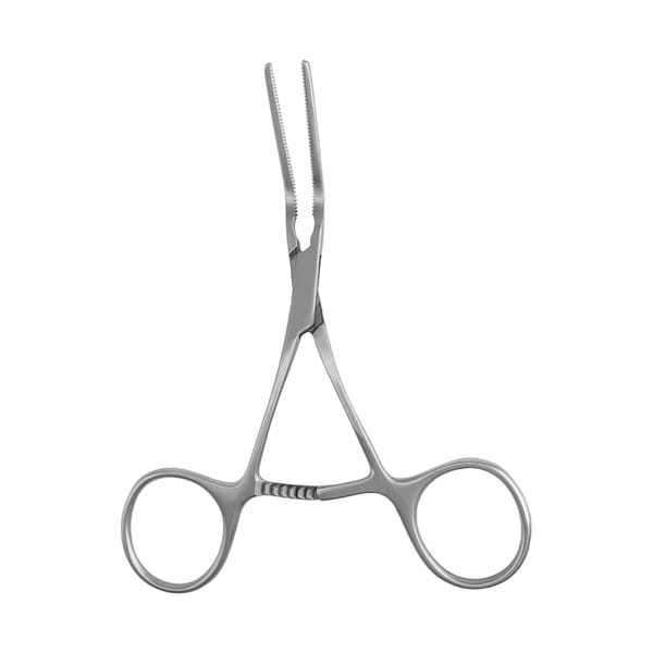 CASTAÑEDA, Klemme, atraumatisch, Neonatal- und Pädiatrieklemme, 12 cm sehr fein 13.487.13