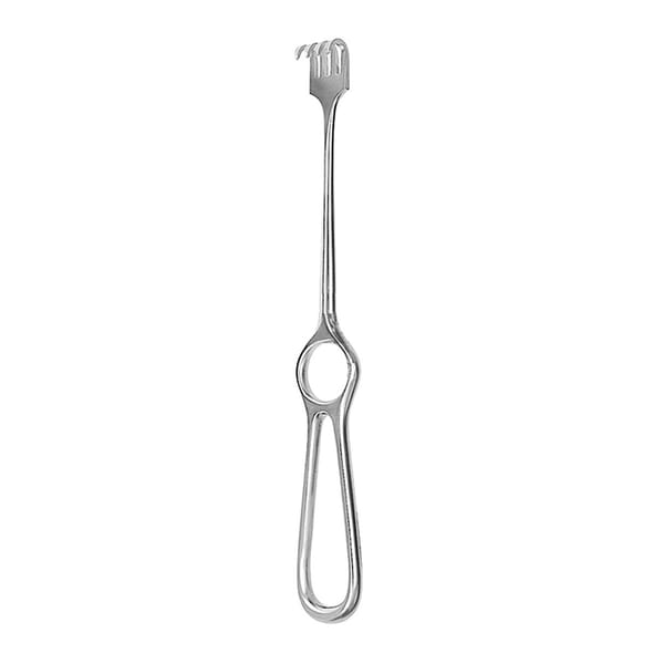 VOLKMANN, Wundhaken, 21,5 cm 3 Haken scharf 18.280.03