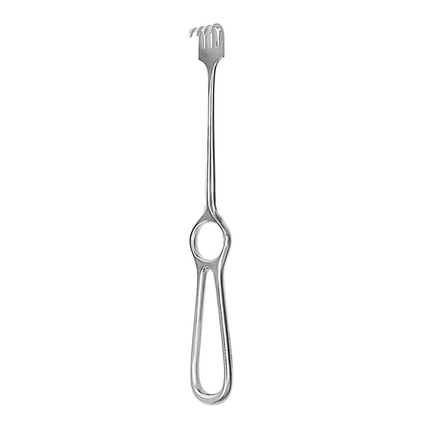 VOLKMANN, Wundhaken, 21,5 cm 6 Haken scharf 18.280.06