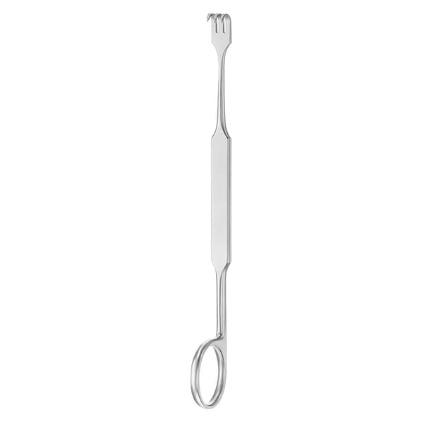 MEYERDING, Wundhaken, 18 cm 10 x 4 mm 3 Zähne 18.302.06