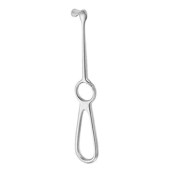 KOCHER, Wundhaken, 19 cm 19 x 12 mm 18.332.19