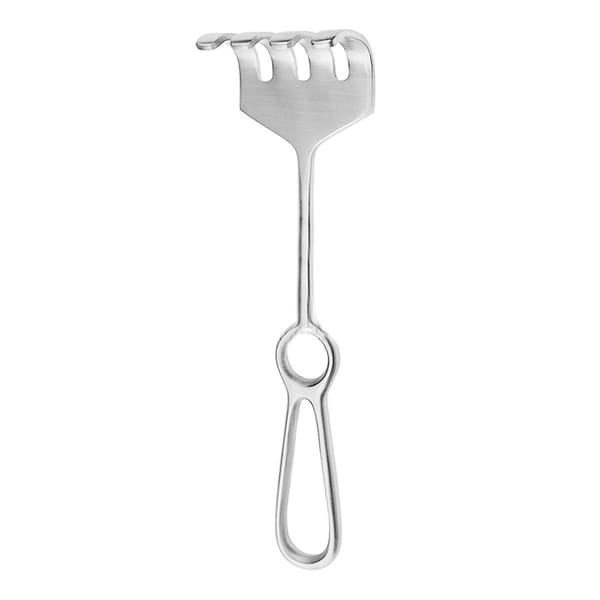 OLLIER, Wundhaken, stumpf, 22,5 cm 36 x 60mm 4 Zähne 18.360.04