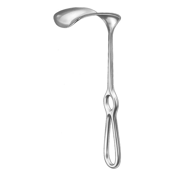KOCHER, Wundhaken, 25 cm 80 x 55 mm 18.374.55