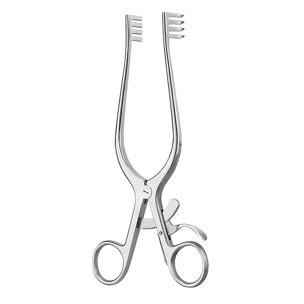 ADSON, Wundsperrer, 19 cm 4×4 Zähne scharf 18.680.19
