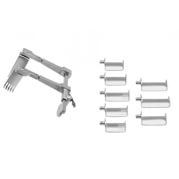 CASPAR, Sperrer, mit Gelenk, 12 cm 2×5 Valven mit 5 medialen Valven (40 / 45 / 50 / 55 / 60mm) und 5 lateralen Valven (40 / 45 / 50 / 55 / 60mm) 18.723.00
