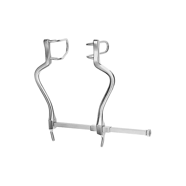 GOSSET, Bauchdeckenhalter, 18,5 cm Seitenvalven 63 x 35 mm Spreizweite 14 cm 18.760.14