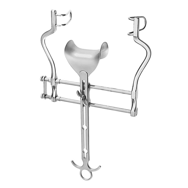 BALFOUR, Bauchdeckenhalter, 20 cm Seitenvalve 100 x 35 mm, Mittelvalve 70 x 85 mm Spreizweite 25 cm 18.764.25