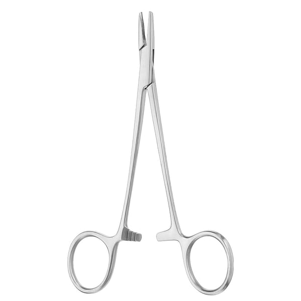 DERF, Nadelhalter, 12 cm laengsgerieft