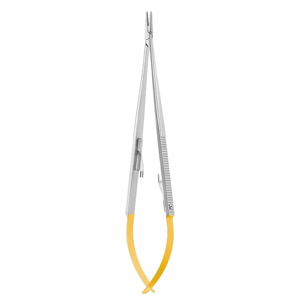 CASTROVIEJO, Nadelhalter, 18 cm Innensperre Maul glatt