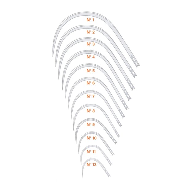 KOENIG, Naehnadel, dreikantig, Federöhr, 1,0 x 40 mm Fig. 4 1 VE = 12 Stück