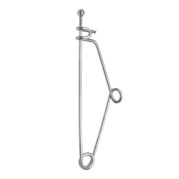 MAYO, Sterilisierklammer, mit Kugel, 14 cm 28.152.14