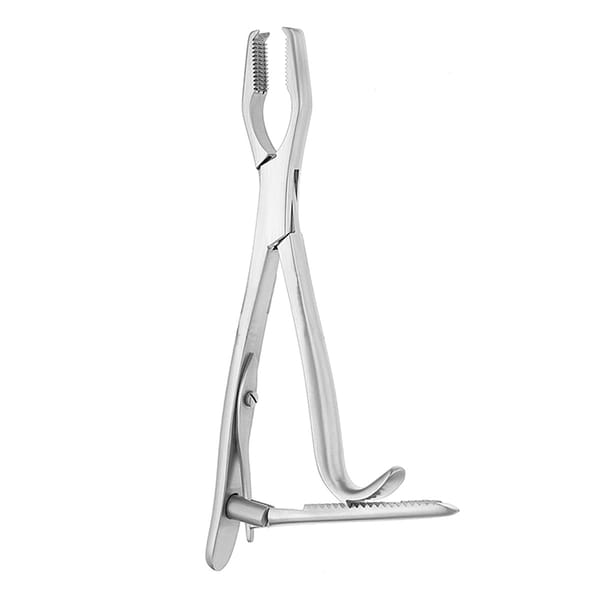 KERN, Knochenhaltezange, 21 cm mit Sperre, mit Ratsche 32.380.21