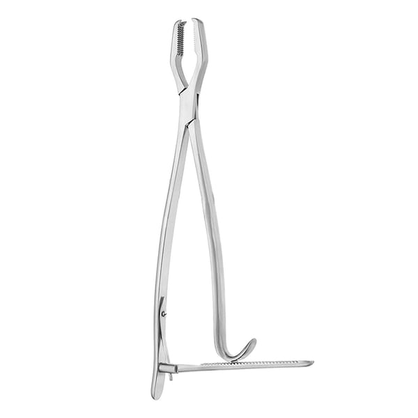 LANE, Knochenhaltezange, 33 cm mit Sperre, mit Ratsche 32.384.33