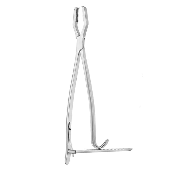 LANE, Knochenhaltezange, 45 cm mit Sperre, mit Ratsche 32.384.45