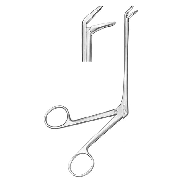 WEIL BLAKESLEY, Nasenzange, 25 cm Schaftlänge 180 mm Fig. 4 scharf 1 x 2 Zähne 46.227.04